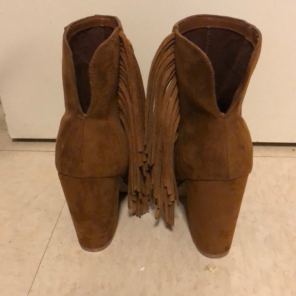 Brown open toe shade booties - Picture 4 of 4